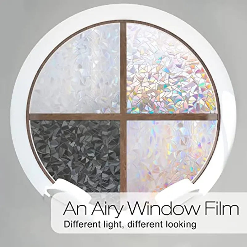 Rainbow 3D Decorative Window Privacy Film (1pc)